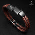 Braunes Lederarmband Herren miracle uniqal
